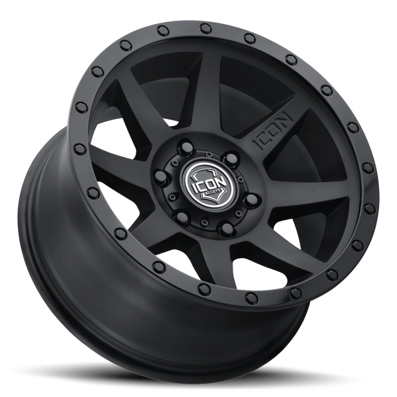 ICON Rebound 20x9 6x5.5 0mm Offset 5in BS 106.1mm Bore Double Black Wheel