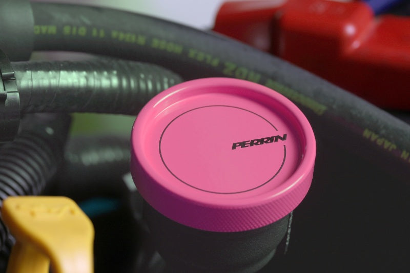 PERRIN 02-26 Subaru Impreza/WRX/STI & 13-25 Crosstrek/BRZ/FR-S/GR86/GR86 Oil Fill Cap - Hyper Pink