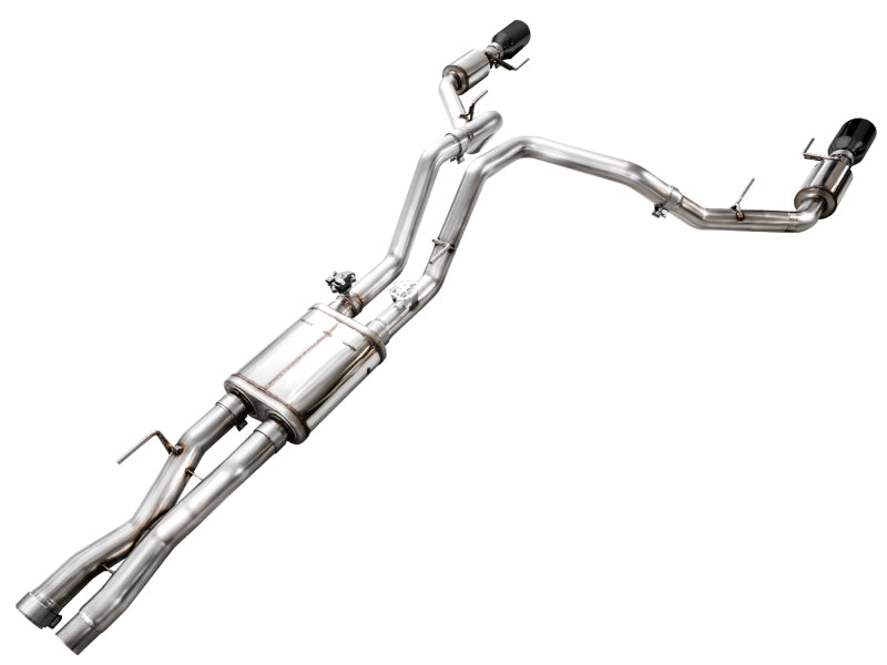 AWE Tuning Gen 3 Raptor R SwitchPath Exhaust - Diamond Black Tips