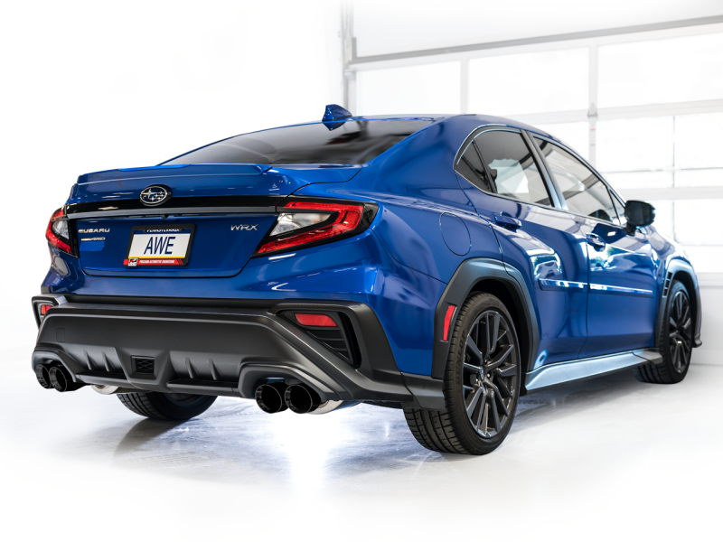 AWE Tuning 22-25 Subaru VB WRX Touring Edition Axle-Back Exhaust - Diamond Black Tips