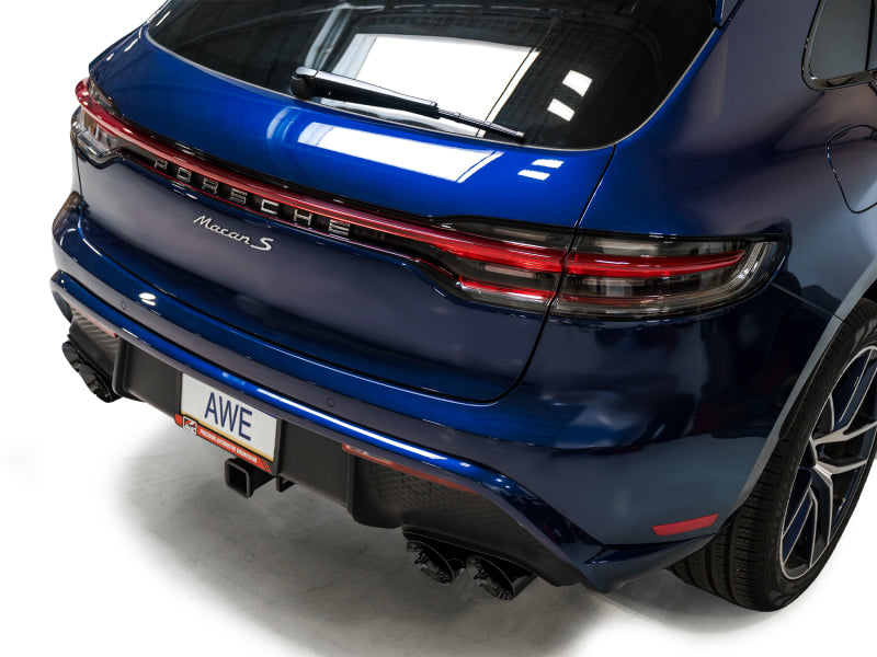 AWE Tuning 2022+ Porsche Macan 2.9TT Touring Edition Cat-Back Exhaust w/ Diamond Black Tips