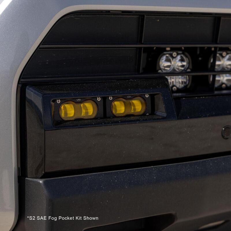 Baja Designs 2025 Toyota 4Runner S2 Sport Fog Pocket Light Kit - Amber