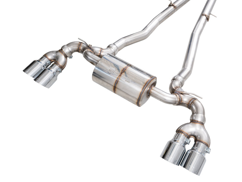 AWE Tuning BMW G90/G99 M5 Touring Edition Cat-Back Exhaust - Chrome Silver Tips