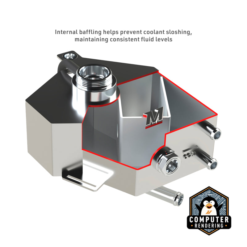 Mishimoto 2014+ Ford Fiesta ST Aluminum Coolant Expansion Tank - Polished