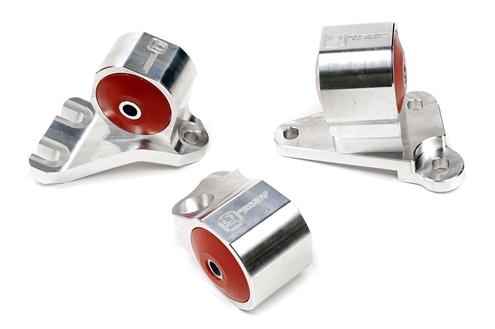 Innovative 96-00 Civic B/D Series Silver Aluminum Mounts 75A Bushings (2 Bolt)