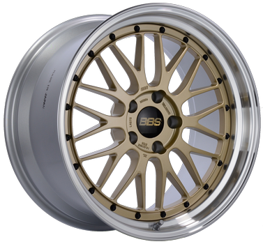BBS LM 19 X 11 +35 5 X 112 PFS GOLD POLISHED