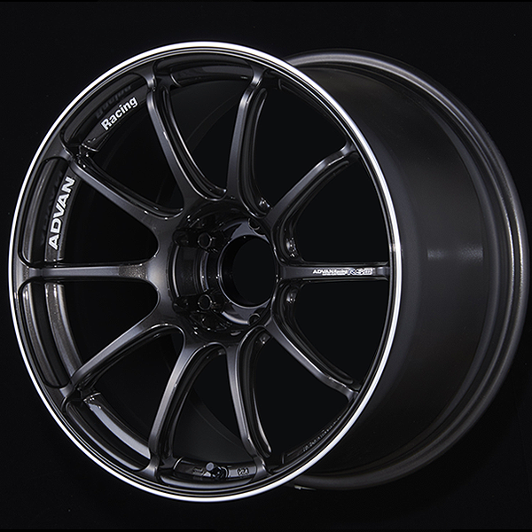 ADVAN RACING RSIII 19x8.5 5-112 +45ET (RACING HYPER BLACK & RING)