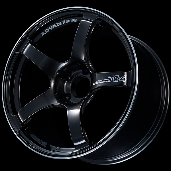 ADVAN RACING TC4 18x9.5 5-114.3 +45ET (BLACK GUNMETALLIC & RING)