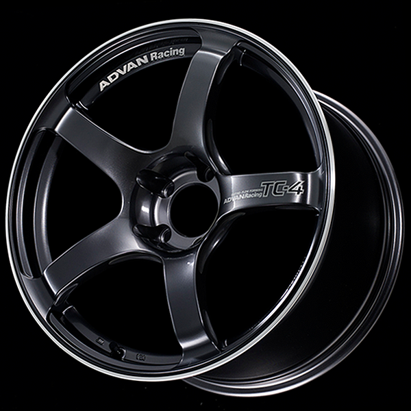 ADVAN RACING TC4 17x9.0 5-114.3 +45ET (BLACK GUNMETALLIC & RING)
